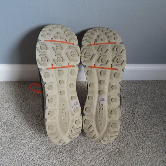 Brooks PureGrit 7 Mens Trail-Running Shoes Size 14  Black/Orange - Picture 11 of 11